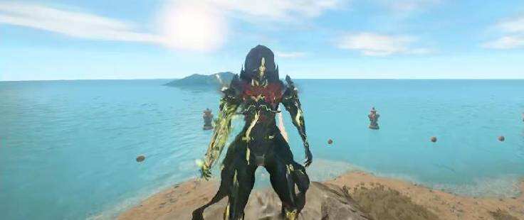 warframe：皇牌空战 战刃PRIME空中大范围剃头