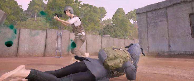 PUBG：他当时过来就是一个左蹬拳我大意了没有闪