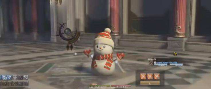【ff14新坐骑】雪人 泥大妖妖 莫莫拉宠物 新伞