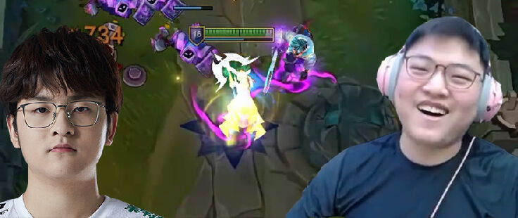 LOL：uzi薇恩射晕卡莎，极限走A四杀金身装杯！