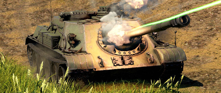 【战争雷霆】SU-122-54坦克歼击车测评实况