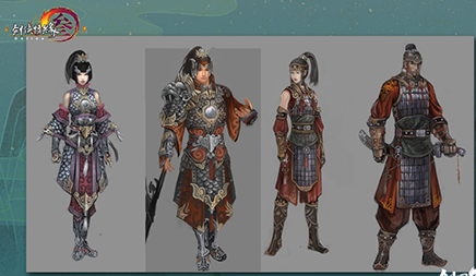 《剑网3缘起》回味老五门初版服饰原画