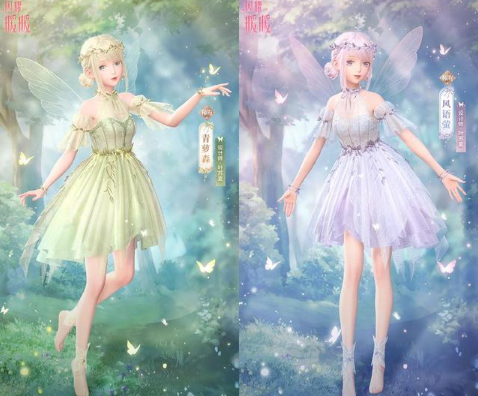 闪耀暖暖冰雪奇缘联动累氪套装公开 暖暖变身森林中的小精灵