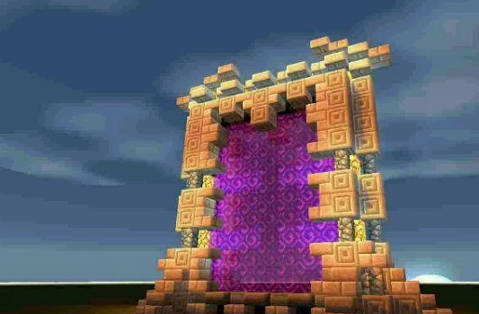 《我的世界》简易地狱门制作教程