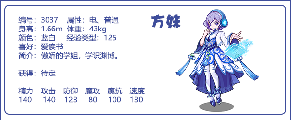 洛克王国方妹怎么样/厉害吗 方妹技能表图鉴