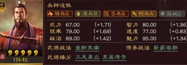 《三国志战略版》孙权怎么样 孙权解析