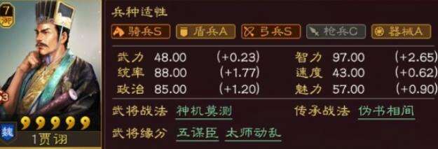 《三国志战略版》贾诩如何 贾诩解析