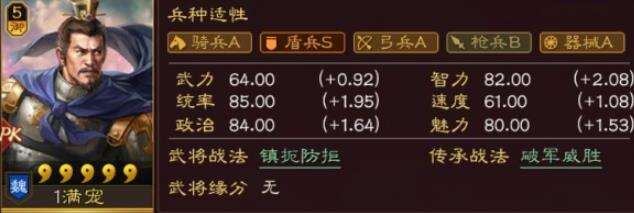 《三国志战略版》满宠怎么样 满宠解析
