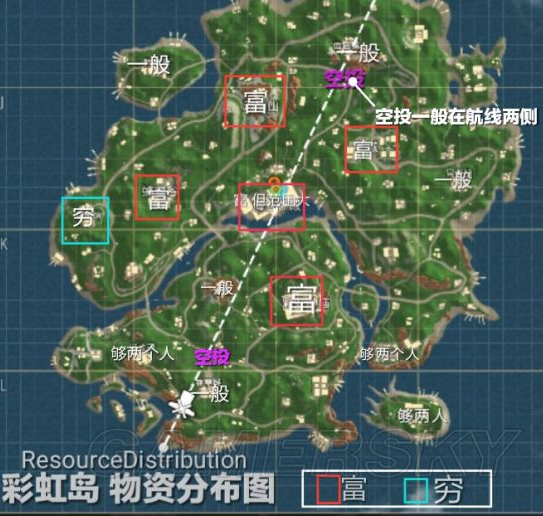 香肠派对物资分布图 香肠派对物资分布图