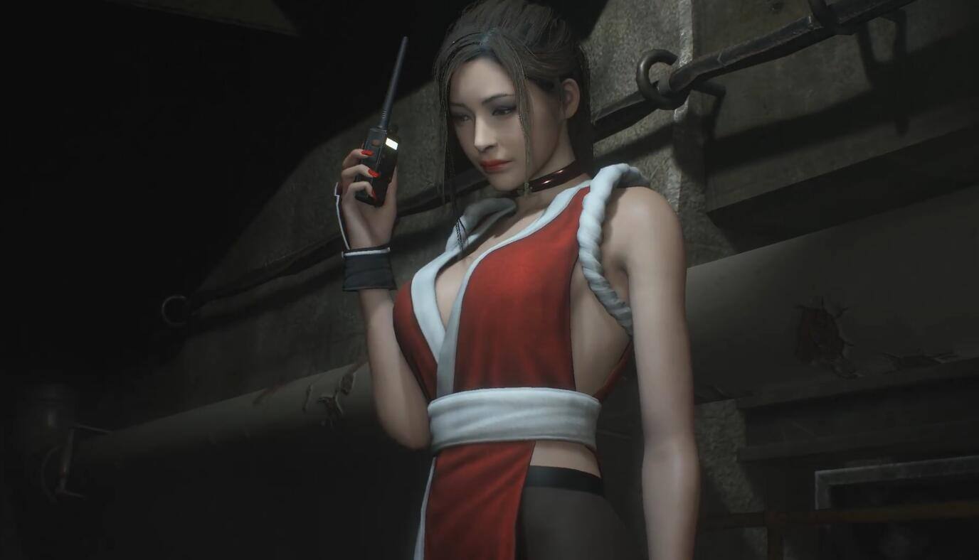 高开衩战斗服 《生化危机2：重制版》不知火舞Mod