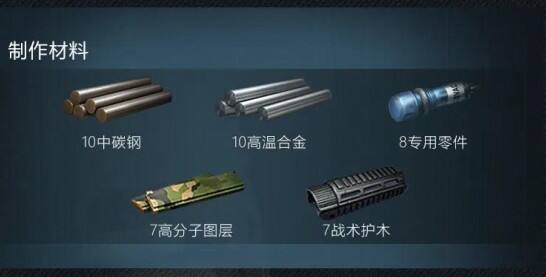 明日之后svd狙击枪怎么制作?