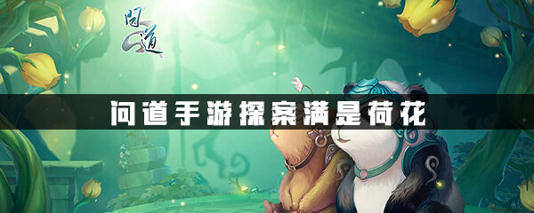 问道手游探案满是荷花