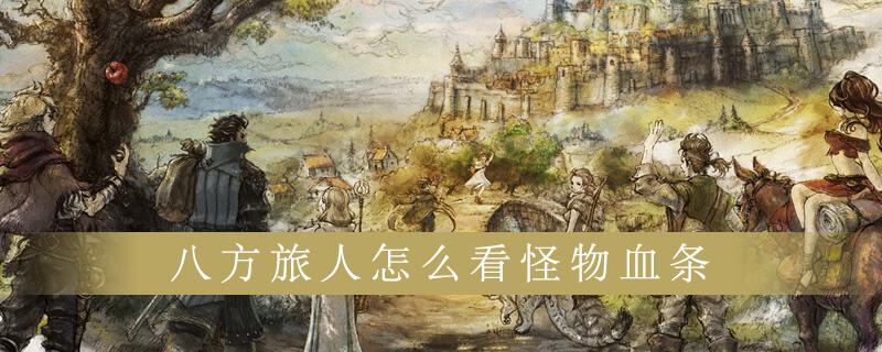 八方旅人怎么看怪物血条