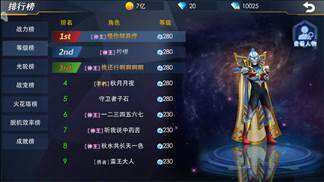 《奥特曼热血英雄》排行榜攻略