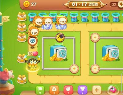 保卫萝卜3第18关金萝卜通关技巧