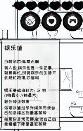 众生游娱乐值低会造成什么影响