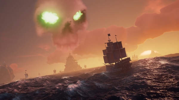 海盗冒险游戏《盗贼之海》发售后玩家人数稳步上升