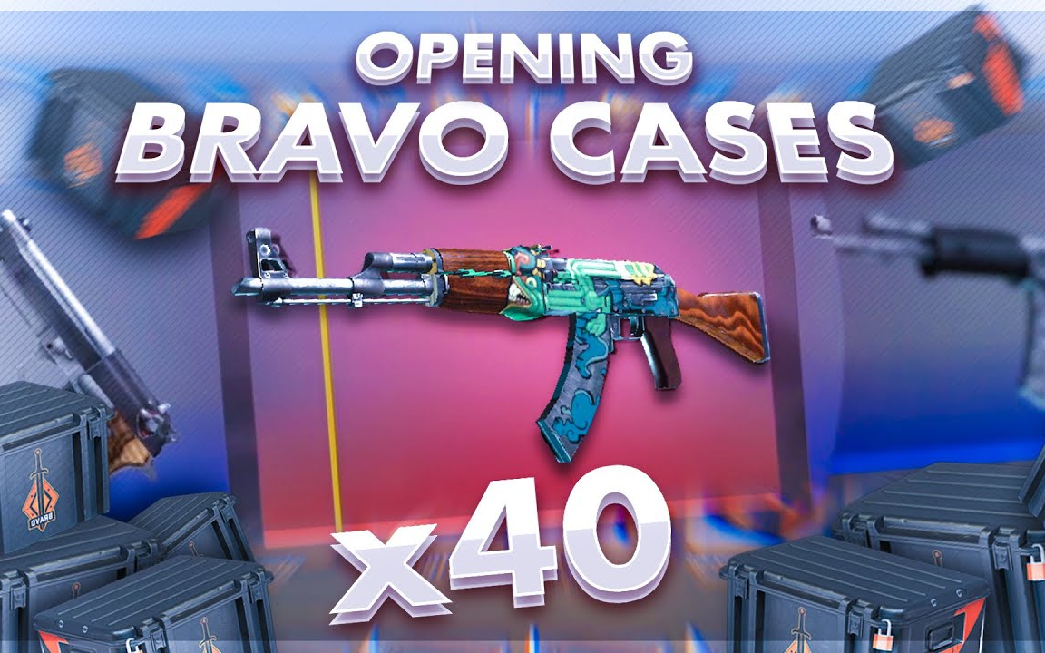 CSGO 开40个英勇大行动箱子，第一发居然出火蛇了