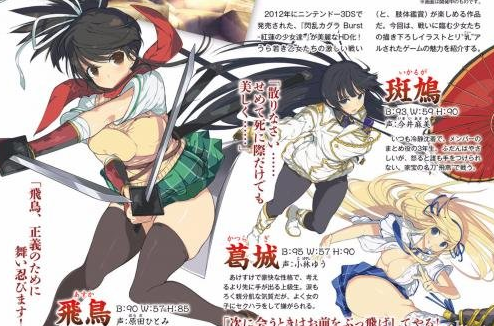 《闪乱神乐Burst Re：Newal》部分角色资料介绍