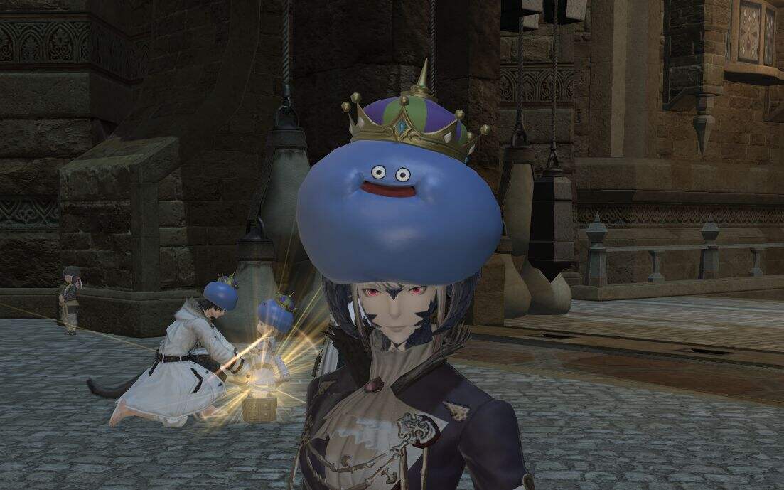 【ff14】一分钟让你感受史莱姆王帽子有多魔性