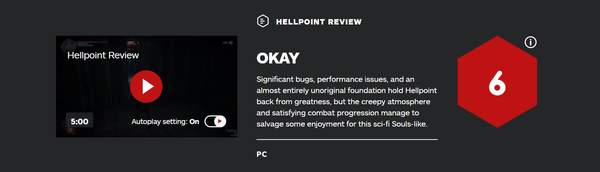 《地狱时刻》IGN评测 游戏氛围和战斗机制好评