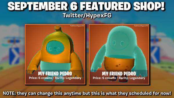 《糖豆人》新联动皮肤曝光 我的朋友佩德罗或9月上线