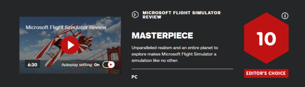 《微软飞行模拟》IGN评测 最令人敬畏模拟类游戏