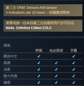 《四海兄弟：最终版》采用D加密技术 开启预售