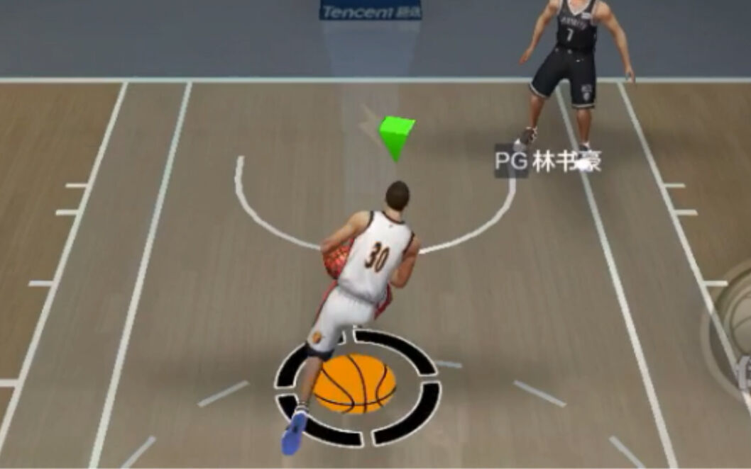 最强NBA：库里大风车灌篮！最真实的篮球游戏！