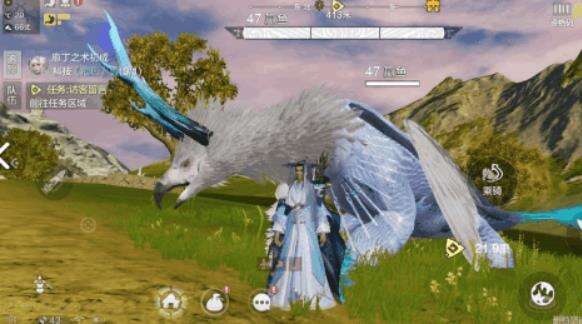 妄想山海白翎雕在哪抓 刷新点位置坐标分享