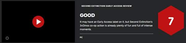 《二次灭绝》IGN评测 合作打恐龙有趣刺激