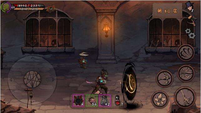 异化之地樱花刀无尽80简易攻略