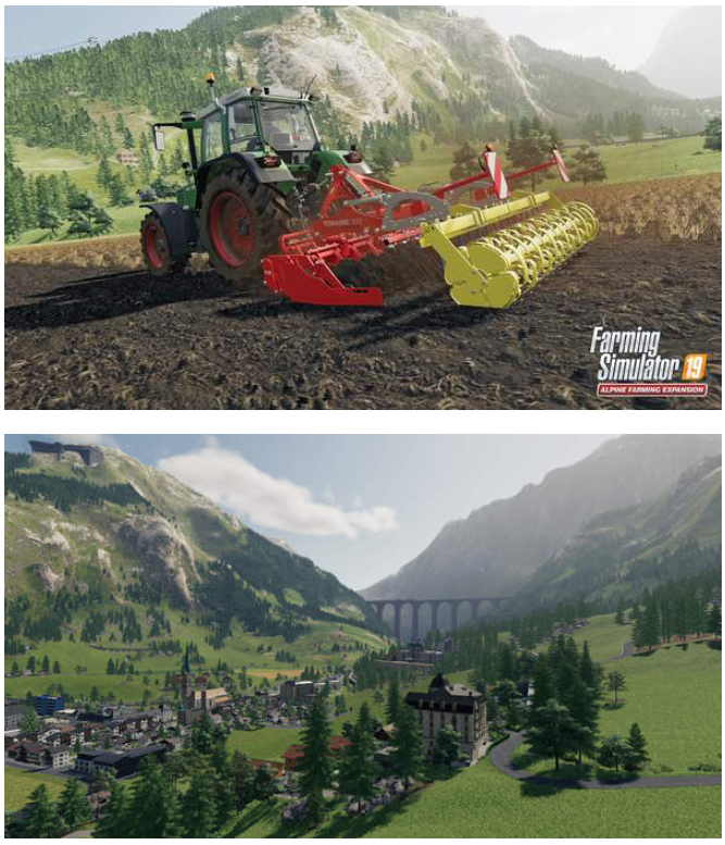 《模拟农场19》全新DLC“阿尔卑斯山农耕”预告