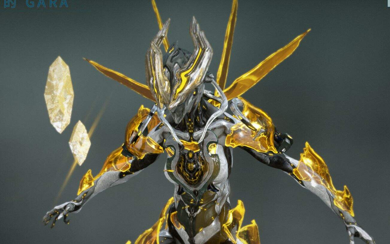 warframe：黄金武士玻璃甲！GARA战甲配色分享