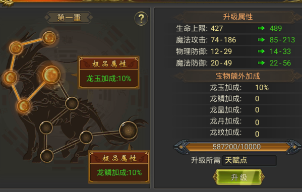 《至尊传说》系统介绍-天赋系统