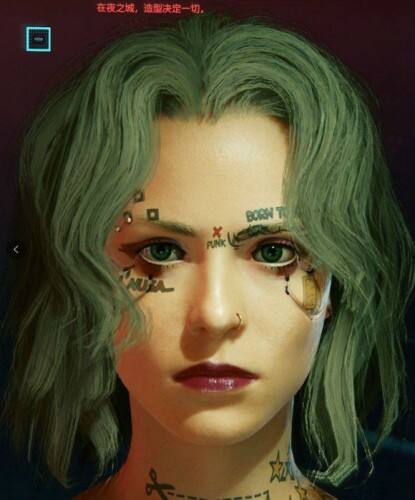 赛博朋克2077女性角色捏脸数据