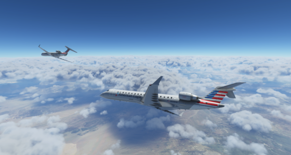 《微软飞行模拟》新图释出 起落架机身细节