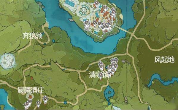 原神慕风蘑菇刷新位置一览