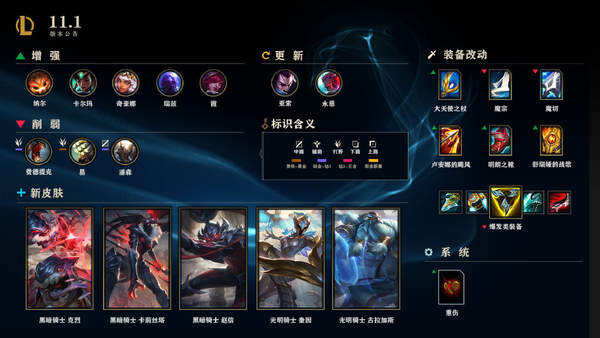 《英雄联盟》11.1版本更新公告 重伤效果加强