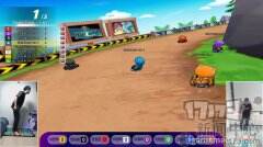 韩国举行用“脚”玩《跑跑卡丁车》的比赛