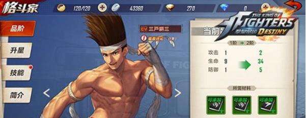 拳皇命运饿狼队格斗家东丈背景故事