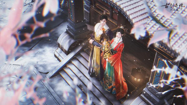 《古剑奇谭OL》九色鹿主题新衣“画中缘” 画中奇缘
