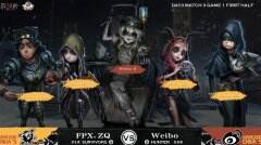 第五人格COA4：ZQ_iron吸出四只役鸟牵制监管者！助力队伍四出战胜Weibo！