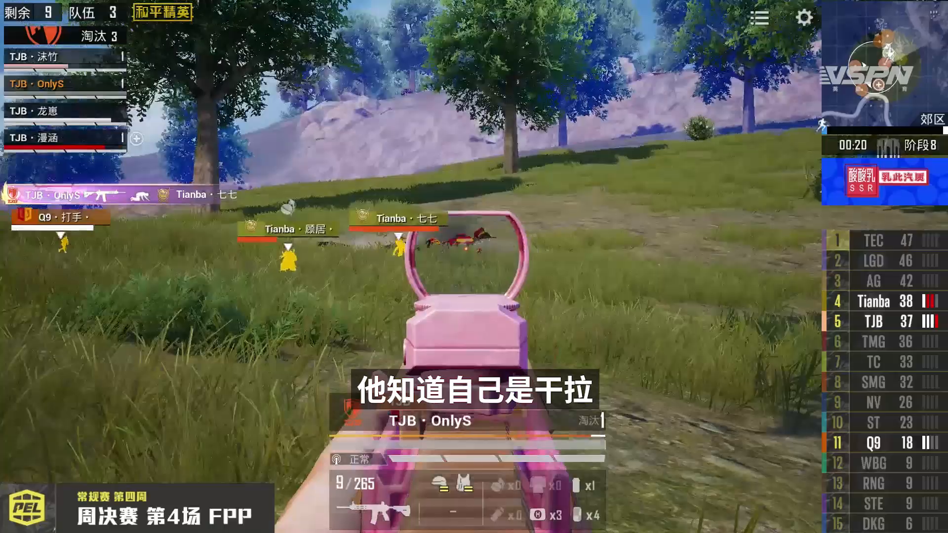 和平精英：PEL 2021 S1 TOP5