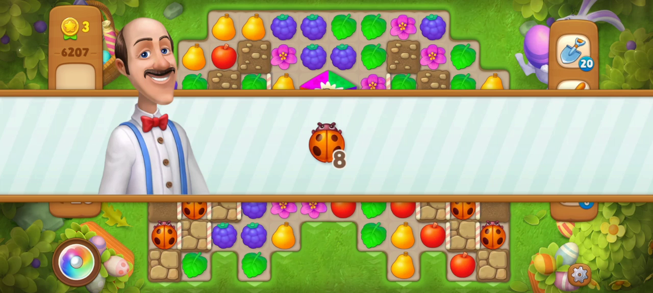 梦幻花园：【梦幻花园????】主线关卡6207