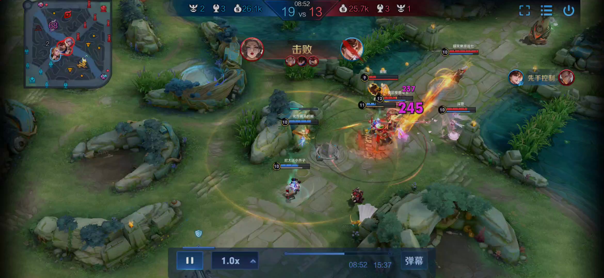 王者荣耀：艾琳排位五杀被抢，跟滑板鞋一样丝滑