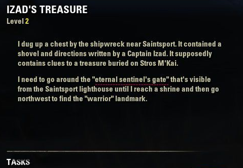 《上古卷轴OL》LZAD宝藏位置攻略分享