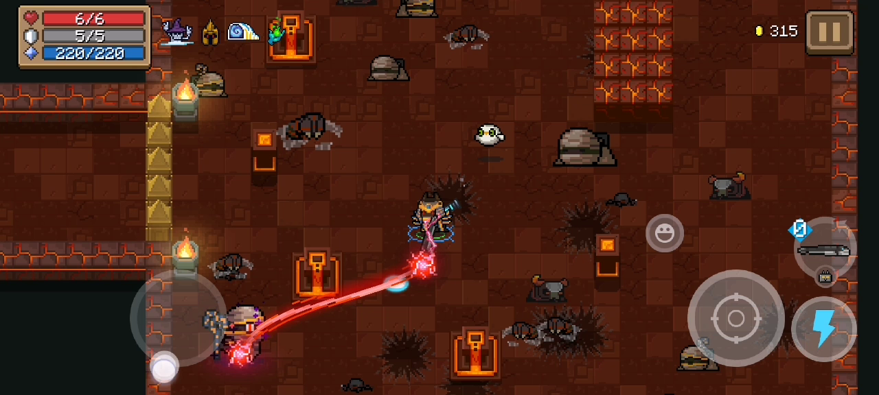 元气骑士：这如果我只能带一把羊叫兽，再带个自动攻击，是不是就过不去了？