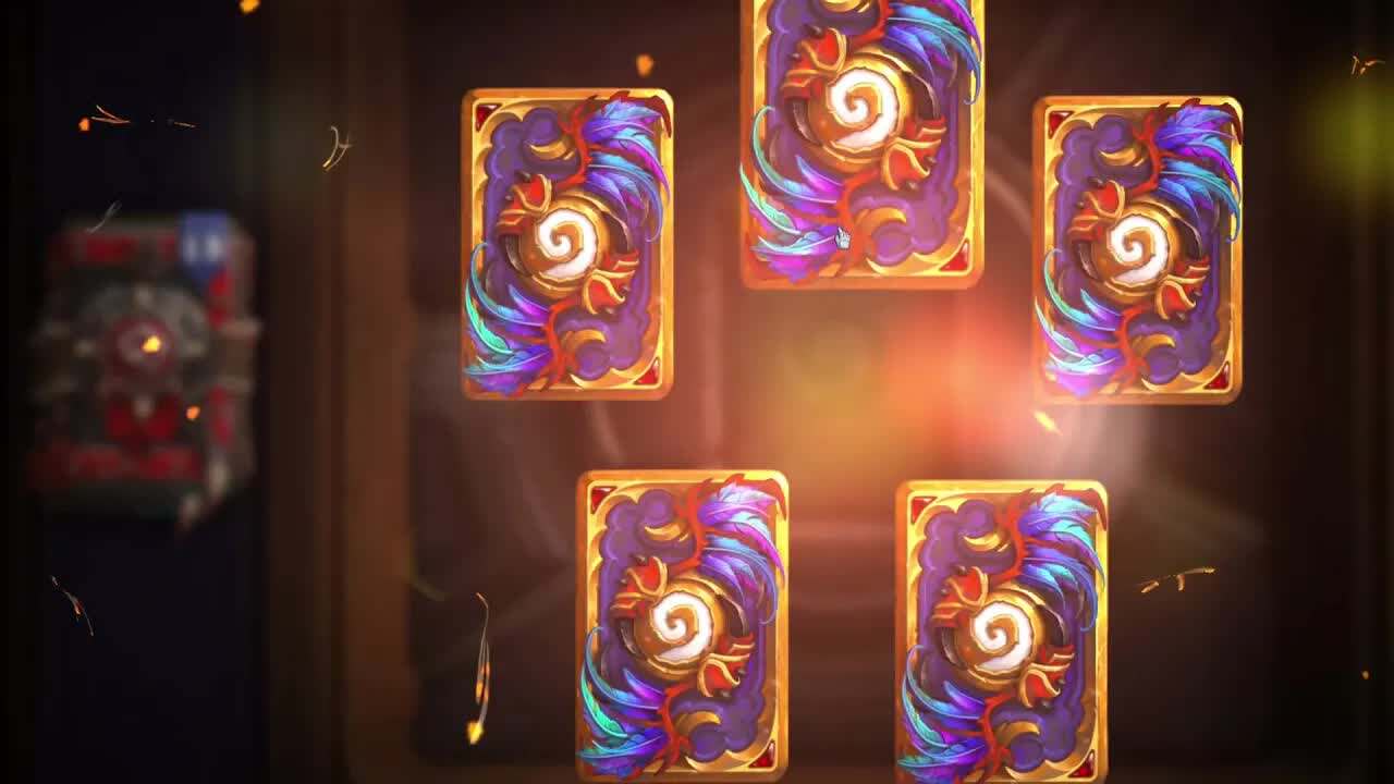 炉石传说：炉石传说 贫瘠之地的锤炼40包开包