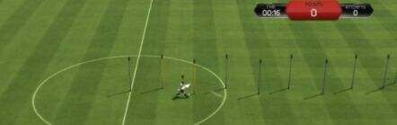 《FIFA 14》盘带技巧训练